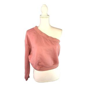 One Sleeve Cropped Sweatshirt The Vintage Shop Size L